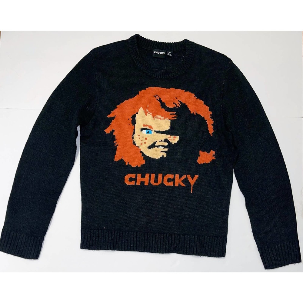 Vintage  Chucky Sweater‎ Child’s Play Black